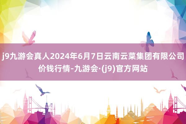 j9九游会真人2024年6月7日云南云菜集团有限公司价钱行情-九游会·(j9)官方网站