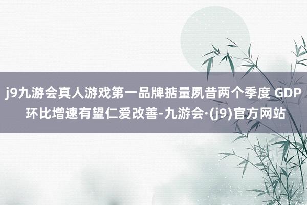 j9九游会真人游戏第一品牌掂量夙昔两个季度 GDP 环比增速有望仁爱改善-九游会·(j9)官方网站